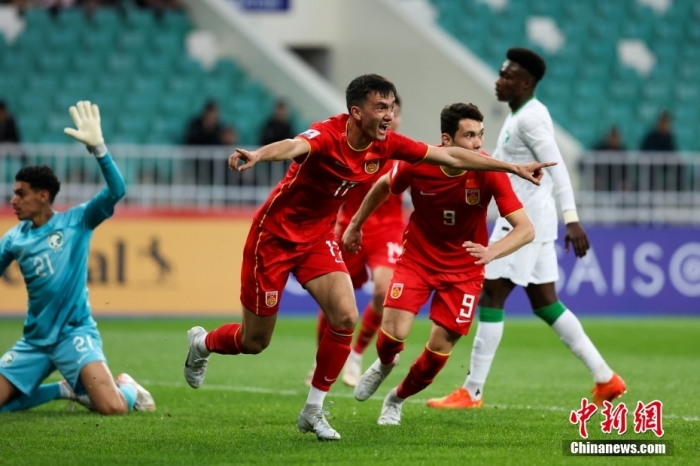 U20亚洲杯国青2-0击败沙特U20，木塔力甫建功助攻